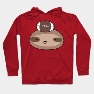 Football Face Sloth Hoodie